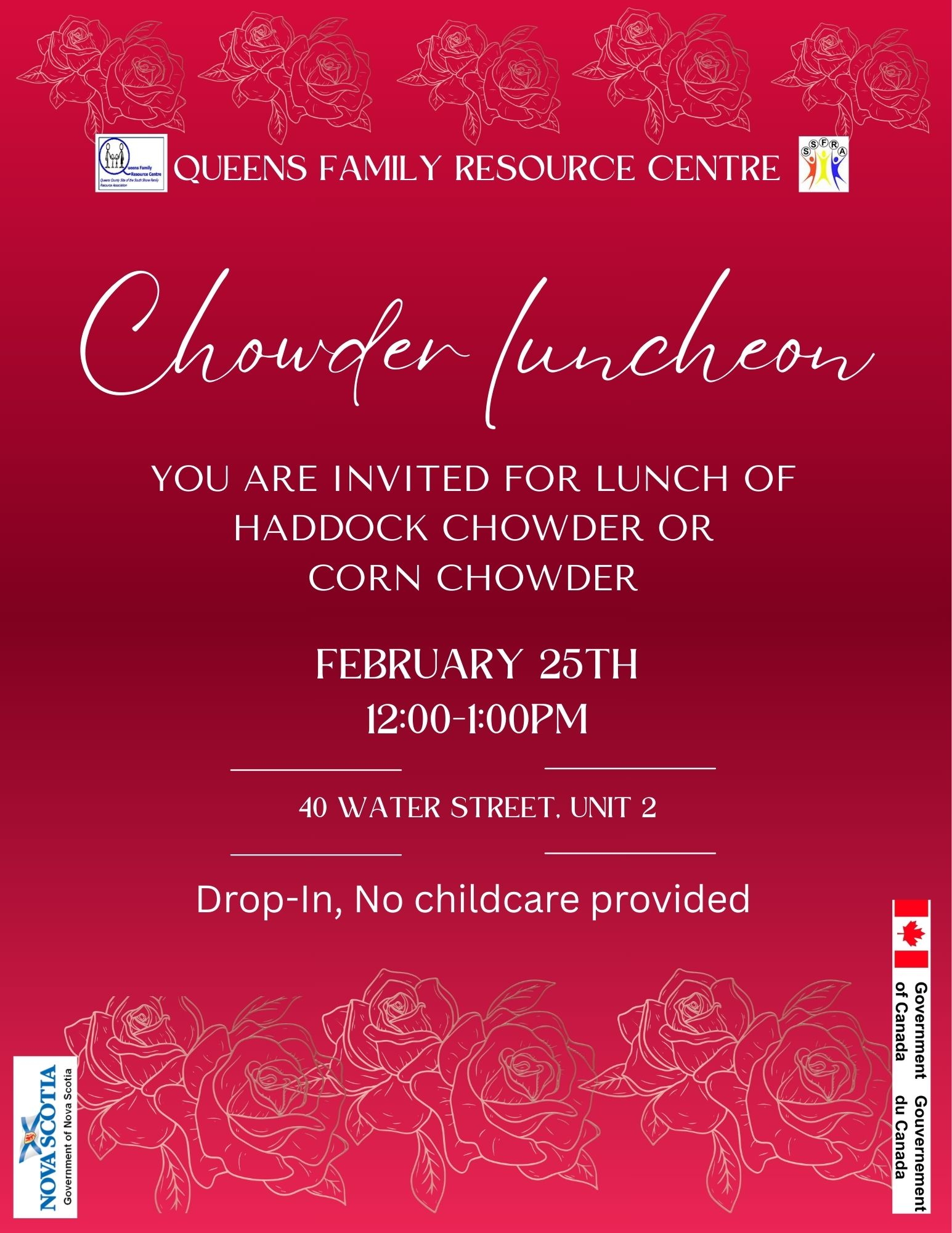 Chowder luncheon Feb 25, 2026, NS