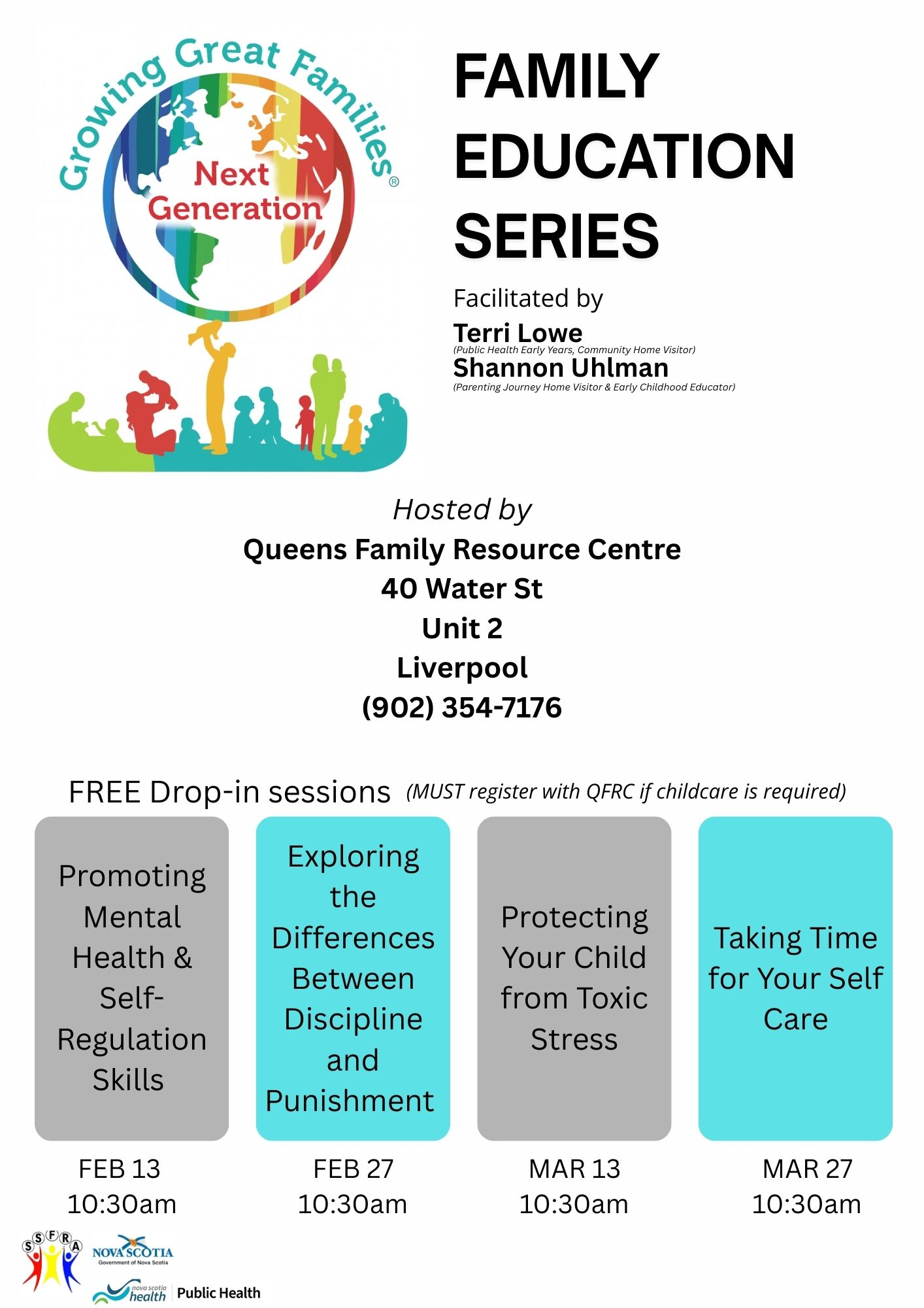 Family Education Series, Feb and March 2026, NS