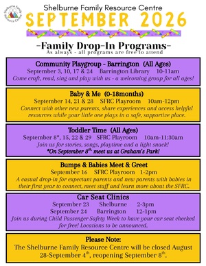 Drop-in programs Shelburne, NS